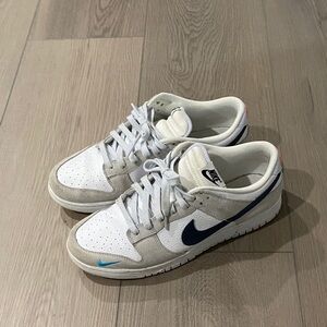 Nike dunk low grey / blue / teal